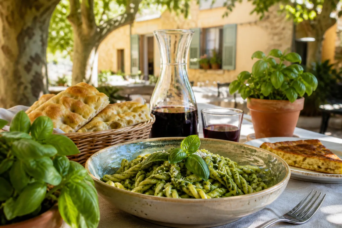 Cuisine ligure : pesto, focaccia, farinata et les spécialités de la Riviera